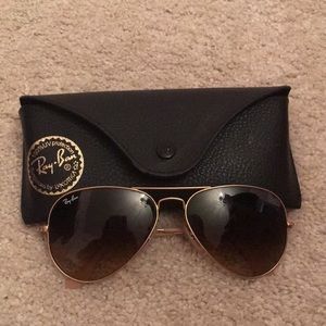Gradient Aviator Ray-Bans